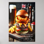 Poster London Calling Burger 24x36 (Devant)