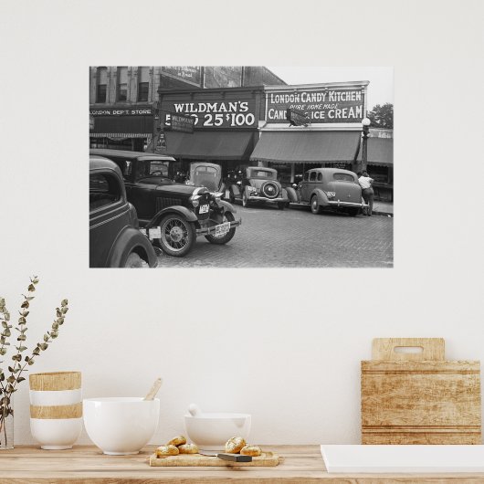 Poster London Candy Kitchen, 1938 (Cuisine)