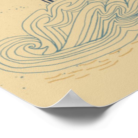 Poster London Doodle Scene (Coin)