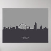 Poster London England Skyline (Devant)