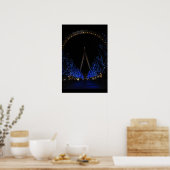 Poster London Eye by Night (Cuisine)