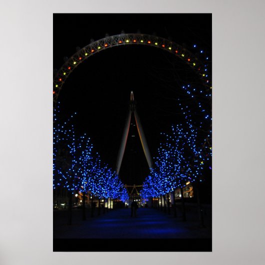Poster London Eye by Night (Devant)