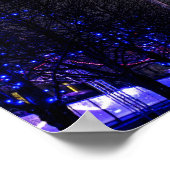 Poster London Eye Ferris Wheel at Night (Coin)