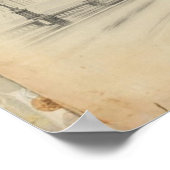 Poster London Fog Vintage Big Ben Travel Print (Coin)