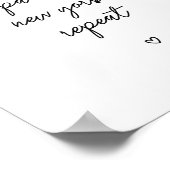 poster 'London Paris New York Repeat' | Roze 8 x 1 (Hoek)