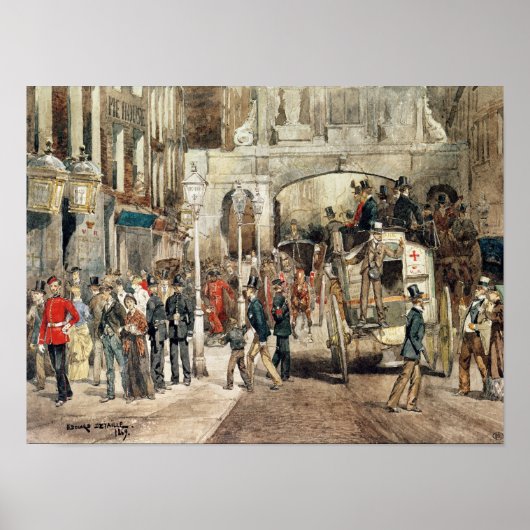 Poster London Street, 1869 (Devant)