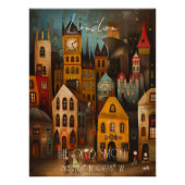 Poster London: The Old Smoke - Whimsical Art (Devant)