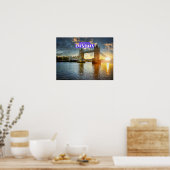 Poster London Tower Bridge Daylight - Royaume-Uni (Cuisine)