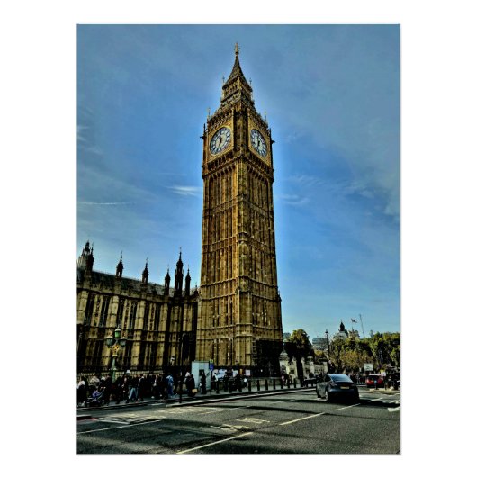Poster Londre Big Ben (Devant)