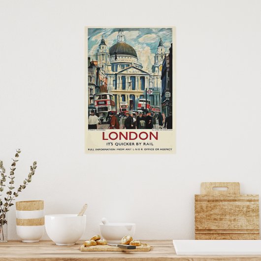POSTER LONDRES (Cuisine)