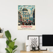 POSTER LONDRES (Bureau à domicile)