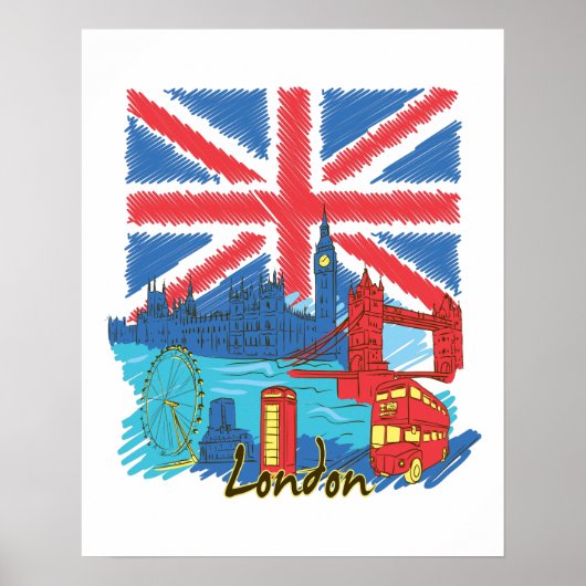 Poster Londres (Devant)