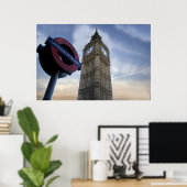 Poster Londres (Bureau à domicile)