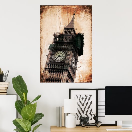 Poster londres (Bureau à domicile)