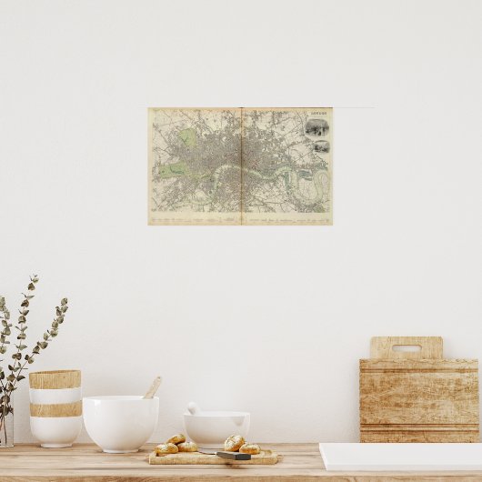 Poster Londres (Cuisine)