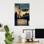Poster Londres (Bureau à domicile)
