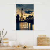 Poster Londres (Cuisine)