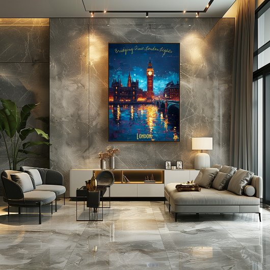 Poster Londres à Dusk - Bridging Time and Beauty