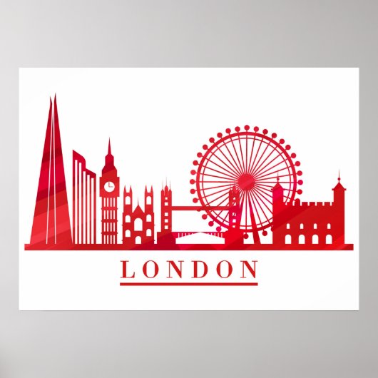 Poster Londres Angleterre (Devant)