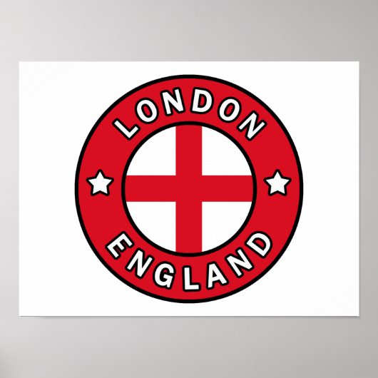Poster Londres Angleterre (Devant)