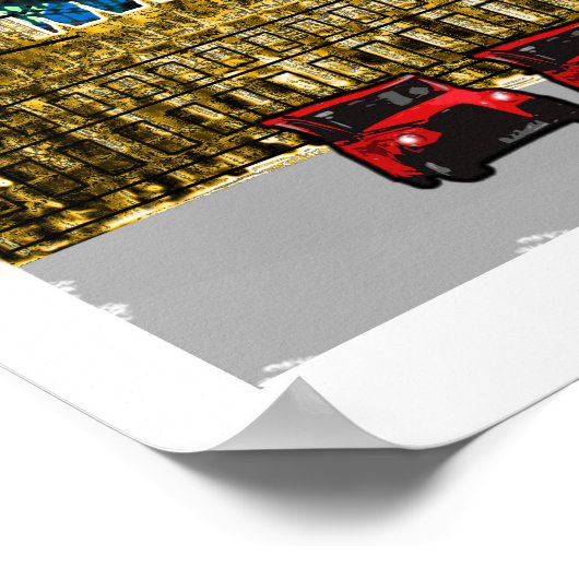 Poster Londres Angleterre Big Ben (Coin)