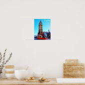 Poster Londres Angleterre Big Ben Red Bus (Cuisine)