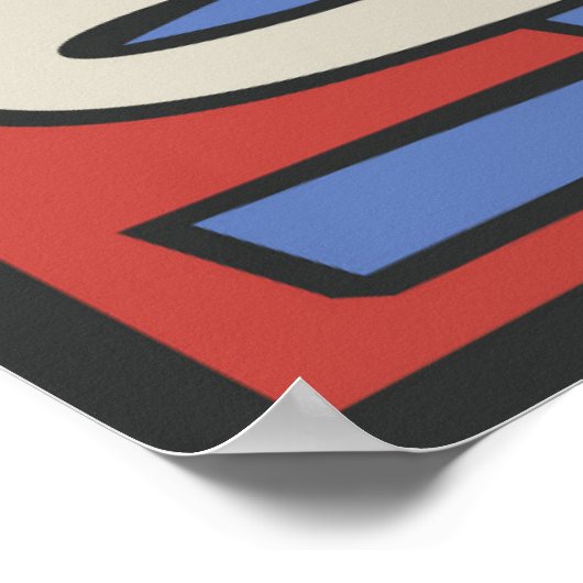 Poster Londres, Angleterre | Conception dynamique de peau (Coin)