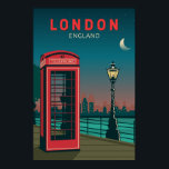 Poster Londres Angleterre Retro Travel Art Vintage<br><div class="desc">Design d'art vectoriel à Londres. Londres,  capitale de l'Angleterre et du Royaume-Uni,  est une ville du 21ème siècle avec une histoire qui remonte à l'époque romaine.</div>