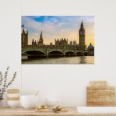 Poster Londres Angleterre Royaume-Uni Parlement Royaume-U (Cuisine)