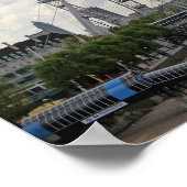 Poster Londres Angleterre Skyline, Big Ben, London Eye, T (Coin)