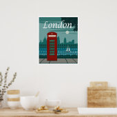 Poster Londres, Angleterre Travel (Cuisine)