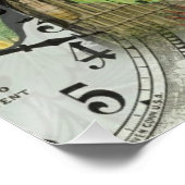 Poster Londres Angleterre Voyage Europe Vintage Art (Coin)