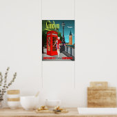 Poster Londres appelle Small (Cuisine)