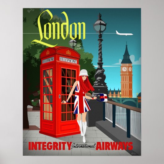 Poster Londres appelle Small (Devant)