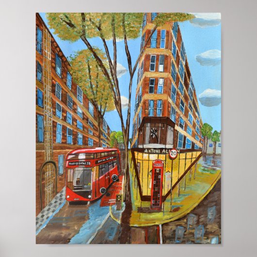 Poster Londres, avenue Rosebery (Devant)