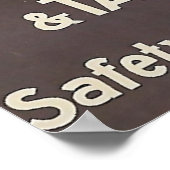 Poster Londres Bagdad express à orientation simple (Coin)