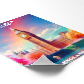 Poster Londres Big Ben Angleterre (Coin)