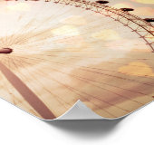 Poster Londres | Big Ben Photographie Filtrée Nuit (Coin)