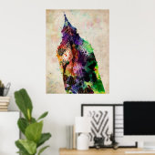 Poster Londres Big Ben Urban Art (Bureau à domicile)