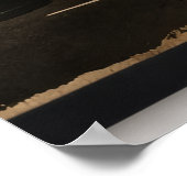 Poster Londres Bridge la nuit (Coin)