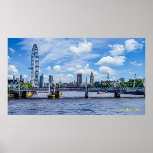 Poster Londres City (Devant)