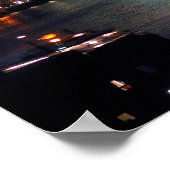 Poster Londres City Night Skyline Royaume-Uni Voyage (Coin)