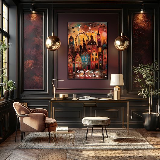 Poster Londres: Corazón del Reino Unido