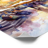 Poster Londres - Covent Garden Piazza, (A), Aquarelle (Coin)