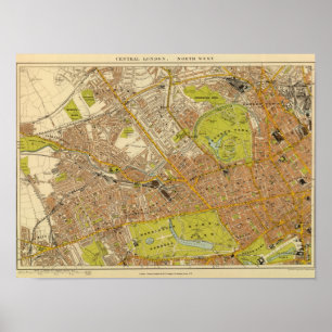 Poster Londres du nord-ouest