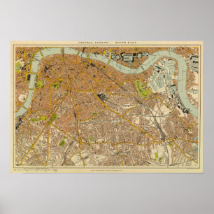 Poster Londres du sud-est