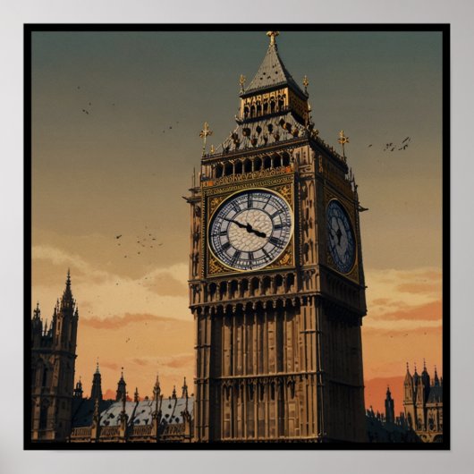 Poster Londres emblématique (Devant)