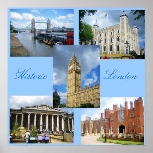 Poster Londres historique (Devant)