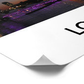 Poster londres, I LOVE, LONDON (Coin)