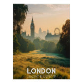 Poster Londres: La Ciudad del Big Ben - Parques y Skyline (Devant)